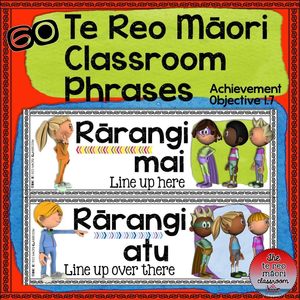 Products: Te Reo Māori: Classroom Phrases - The Te Reo Māori Classroom
