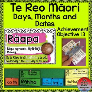 Products: Te Reo Māori - Days, Months and Dates - The Te Reo Māori Classroom