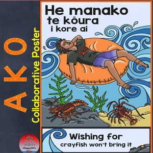 Whakatauki Collaborative Poster A K O - The Te Reo Māori Classroom