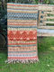 Geometric Yak Wool Blanket Shawl