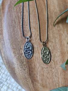 Brass Jewellery: Brass Serpent Pendant Neckalce