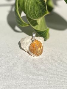 Jewellery: Rough Citrine Pendant - One of a Kind