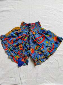 Renata Silk Sari Frill Shorts - #3