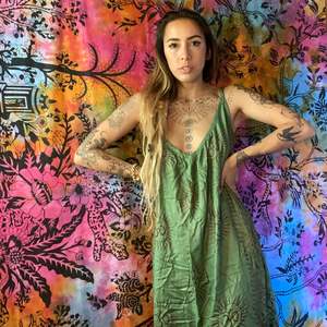 Dresses: Long Ohm Cotton Maxi Dress