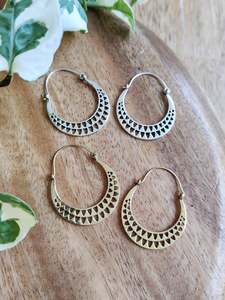 Gifts Under 20: Brass SERPANT HOOK EARRING