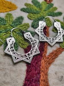Homepage Feature Other: Anya Earrings - Silver plated Brass
