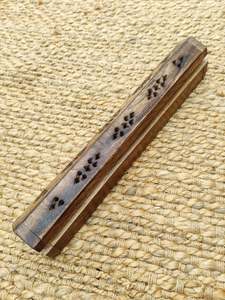Wooden Incense Holder Box