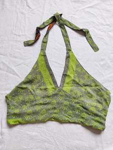 Silk Sari Reversible Tops: Silk Sari Reversible Top - Thick Strap #2