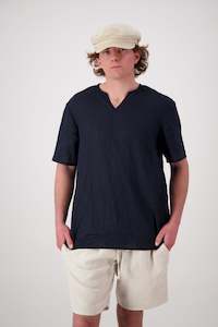 Mens Linen Clothing 1: St Bathans Linen top Mens