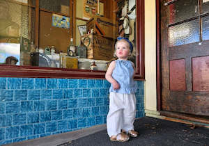 Kids Clothing: Lohi linen Cambrian Childrens Mini Top