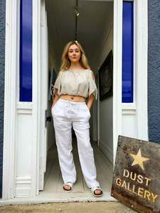 Mt Buster Wide-Leg Linen Pants — NZ | Lohi Linen