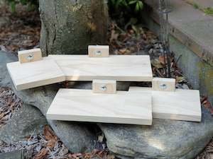 Ledges: Four Piece Kiln-Dried Pine Ledge Set | Ledges for Chinchillas