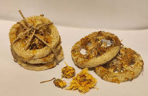 Treats: Calendula Infused Loofah Cookies