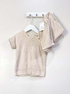 Brand New: BNWT Wilson & Frenchy organic terry slouch set (18-24m)