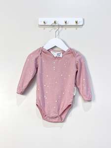 Merinos Thermals: Woolbabe merino cotton bodysuit (1y)