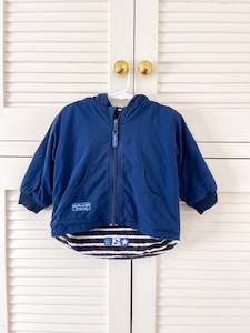 Jojo Maman Bébé reversible hooded jacket (6-12m)