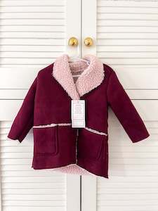 Jackets: BNWT Pumpkin Patch longline faux suede jacket (12-18m)