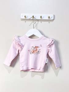 Aster Oak: Aster & Oak organic vintage meadow flutter tee (3-6m) (Copy)