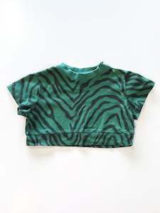 Band Of Boys The Girl Club: The Girl Club tiger stripe crop tee (2y)
