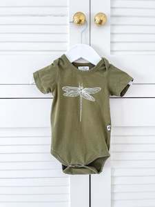 Burrow Be: Burrow & Be organic dragonfly bodysuit (3-6m)