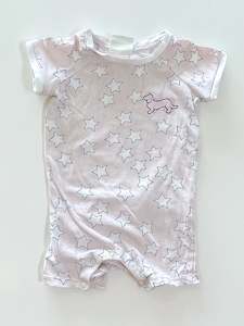 Peter Alexander: Peter Alexander star shortie romper (3-6m)