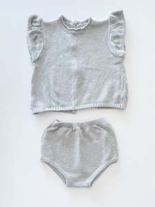 Quincy Mae organic penny knit set (18-24m)