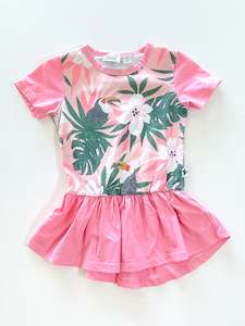 Radicool: Radicool toucan frill dress (2y)