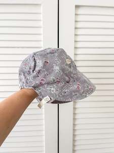 Accessories: Buck & Baa linen bonnet (12m)