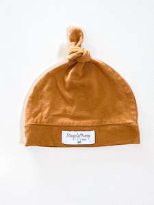 Snuggle Hunny knot beanie (0-6m)