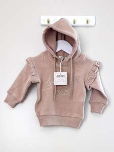 BNWT Bencer & Hazelnut love bug club frill hoodie (3-6m)