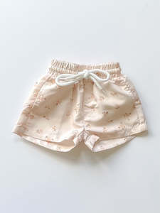 Bencer Hazelnut: Bencer & Hazelnut patricia board shorts (3-6m)