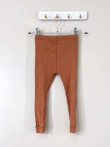 For The Babes: Quincy Mae organic rib leggings (2-3y)