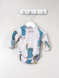 Bodysuits: Mini Rodini liberty bodysuit (0-3m)