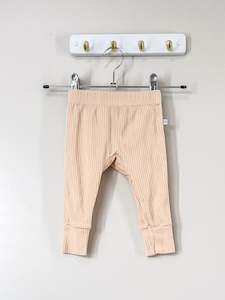 Pants Leggings: Teeny Weeny rib leggings (18-24m)