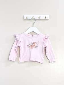 Aster & Oak organic flutter tee (6-12m)