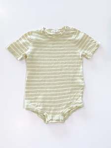 Grown 1: Grown hemp bodysuit - lemonade lime (6-12m)