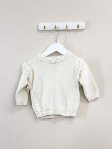 Grown 1: Grown organic frill pullover (6-12m)