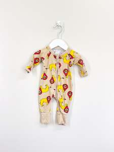 Bonds wondersuit - lions (newborn)