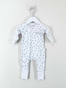 Bonds cozysuit - blue stars (0-3m)
