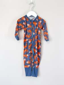 Bonds wondersuit - fluro tiger (6-12m)