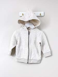 Country Road: Country Road waffle zip hoodie (18-24m)