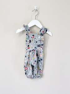 Country Road: Country Road floral frill overalls (0-3m)