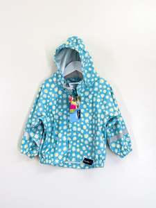 BNWT Mum 2 Mum rain jacket - blue daisy (12m)