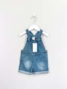 BNWT Teeny Weeny denim shortalls (6-12m)