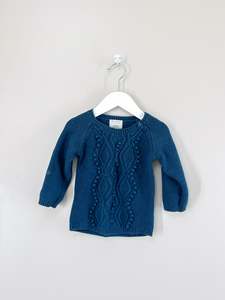 Wilson & Frenchy cable knit jumper (12-18m)