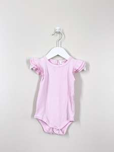 La Sienna rib cozy flutter singletsuit (2y)