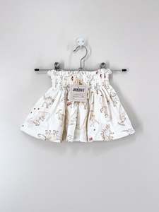 🎄 BNWT Bencer & Hazelnut dino ear jersey skirt (0-3m)