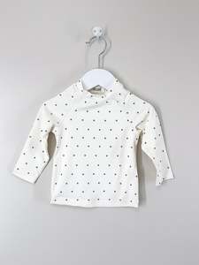 Bencer Hazelnut: Bencer & Hazelnut swim rash top - stars (6-12m)