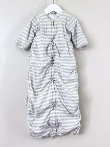 Last Chance Sale: Woolbabe merino cotton duvet weight sleeping bag w/sleeves (3-24m)