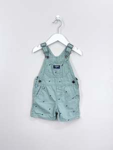 OshKosh dino shortalls (18m)